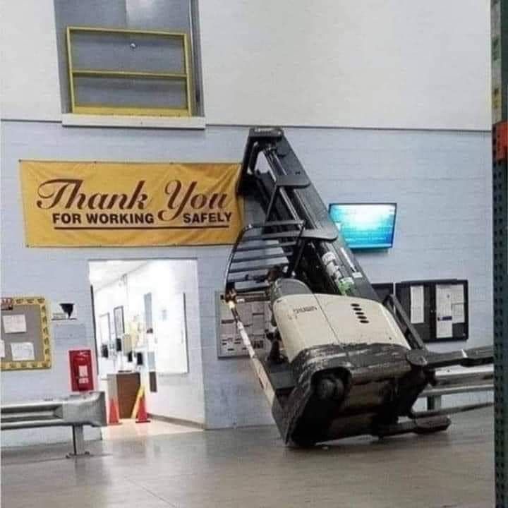 Another day, another forklift felony.