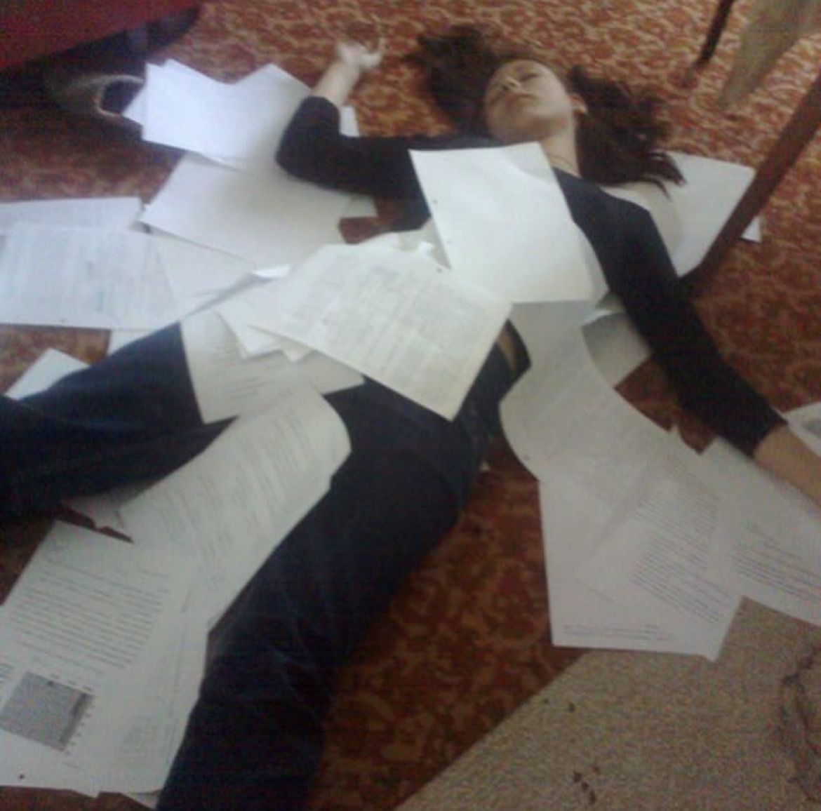 Started the job. Immediately died of paperwork.