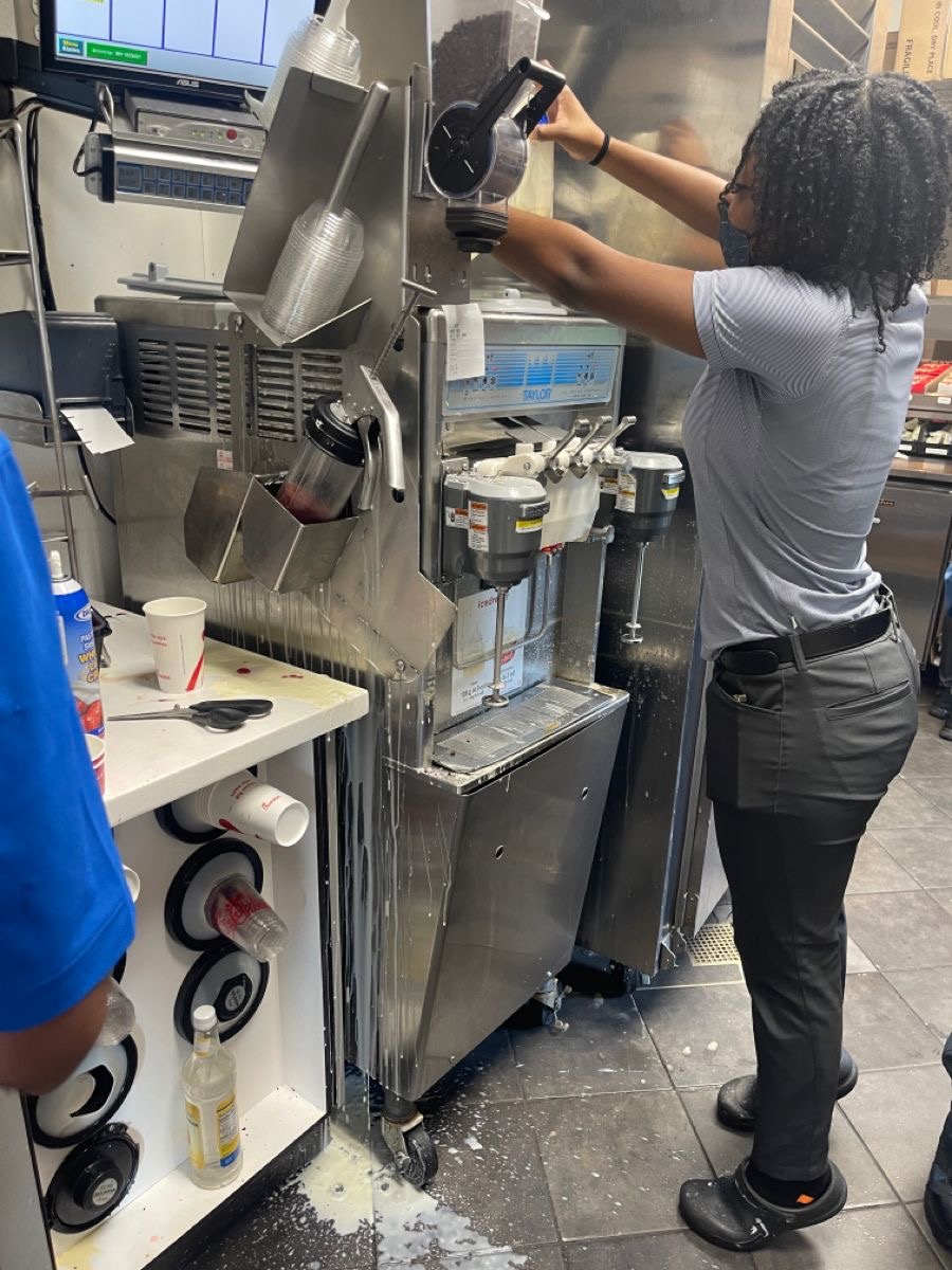 Froyo machine said ‘Not today, rookie.’