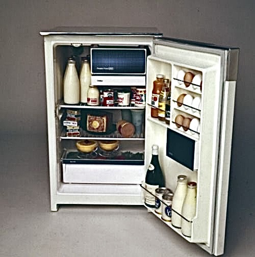 Behold: The Inside of a 70s Fridge (A.K.A. Chaos in Retro Form)