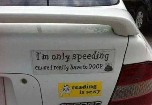 The Most Relatable Speeding Motive Ever