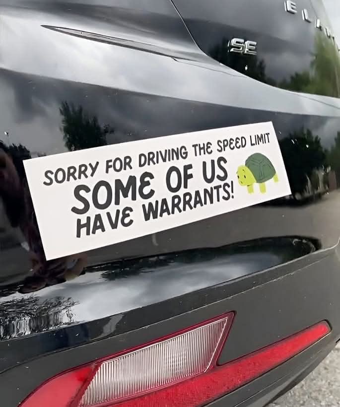 Why Yes, Officer, This Sticker Is a Confession