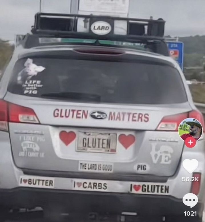 Gluten Is My Emotional Support Carb