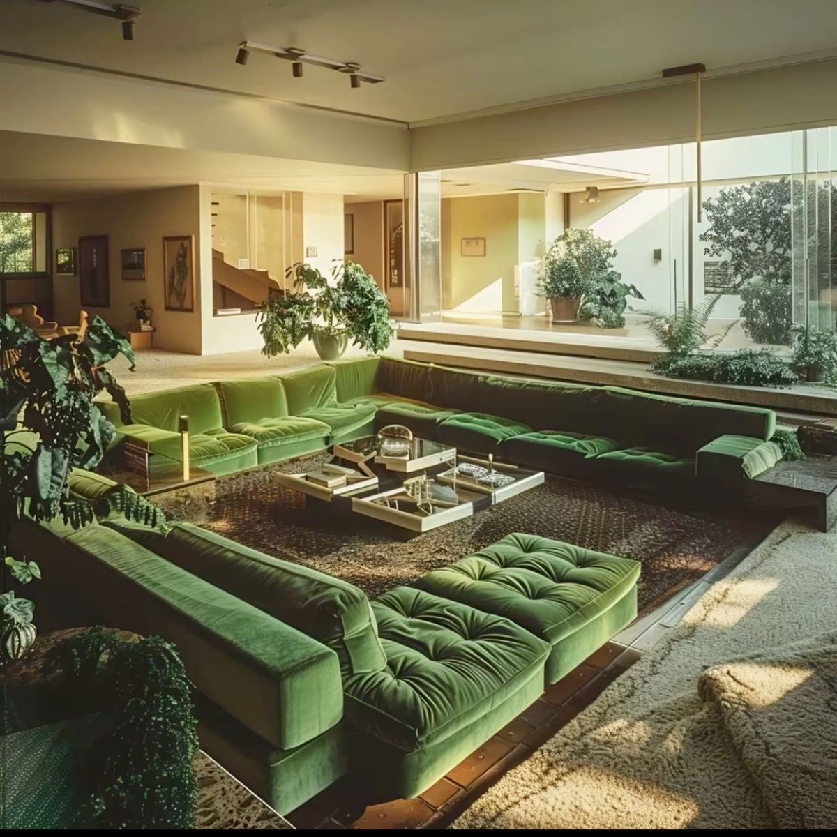 Sunken Living Rooms