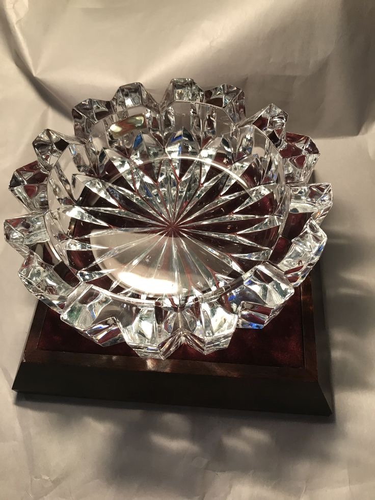 Gigantic Crystal Ashtrays
