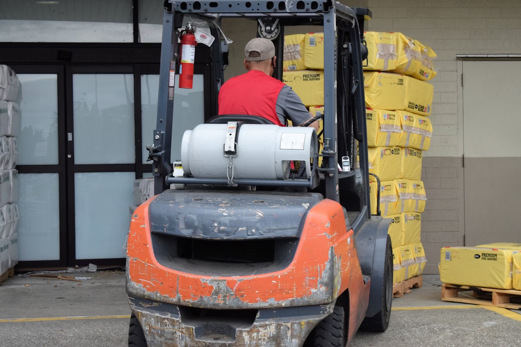 At the mill, a forklift driver built a “box fort” to nap in. After four hours of searching, management spotted the forklift hidden inside and fired him on the spot.