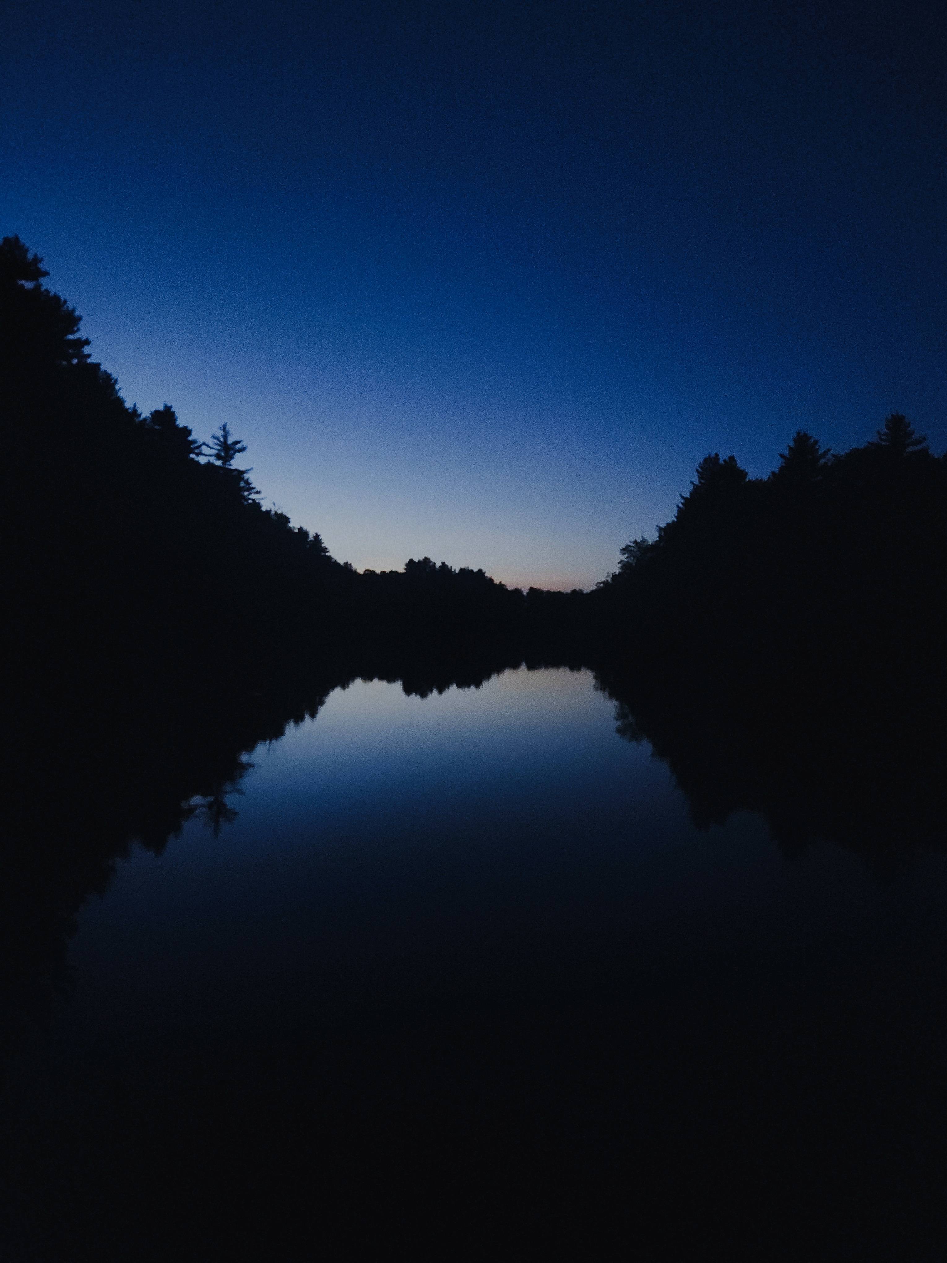 The water holding the last trace of day.