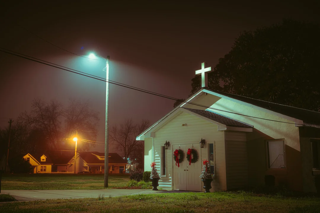 A small church that feels more like a lighthouse.