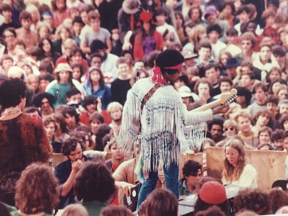 Jimi Hendrix at Woodstock (1969)