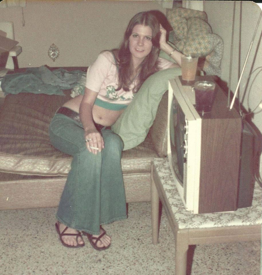 You Spot a Girl in Bell Bottoms Next to the TV, She's a Whole Mood