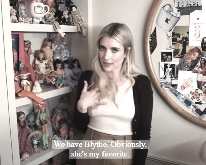 Emma Roberts Has a Creepy-Cute Obsession With Blythe Dolls