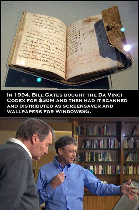 Bill Gates Really Owns A Rare Leonardo da Vinci Manuscript
