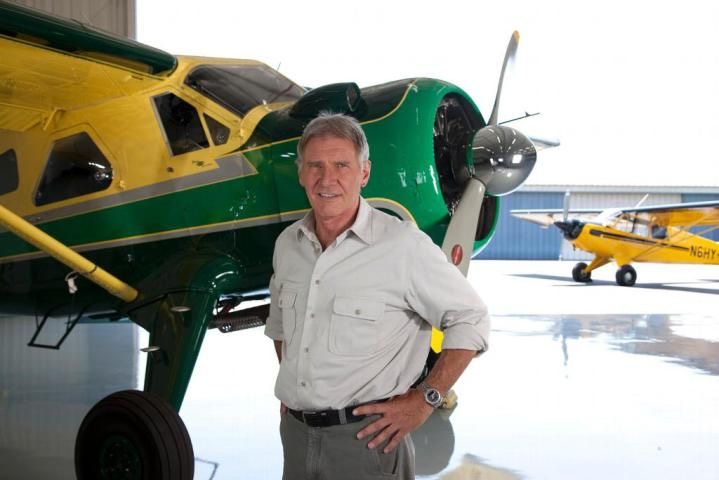 Harrison Ford Has A Vintage Plane Collection