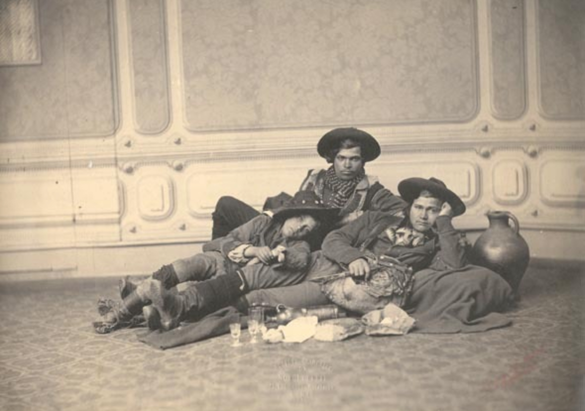 Lunch Break, 1865: Calabrian Folk Musicians Fuel Up Between Tunes