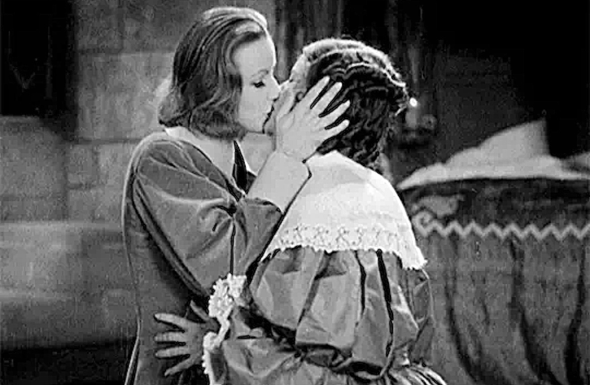 Greta Garbo and Elizabeth Young in Queen Christina (1933)