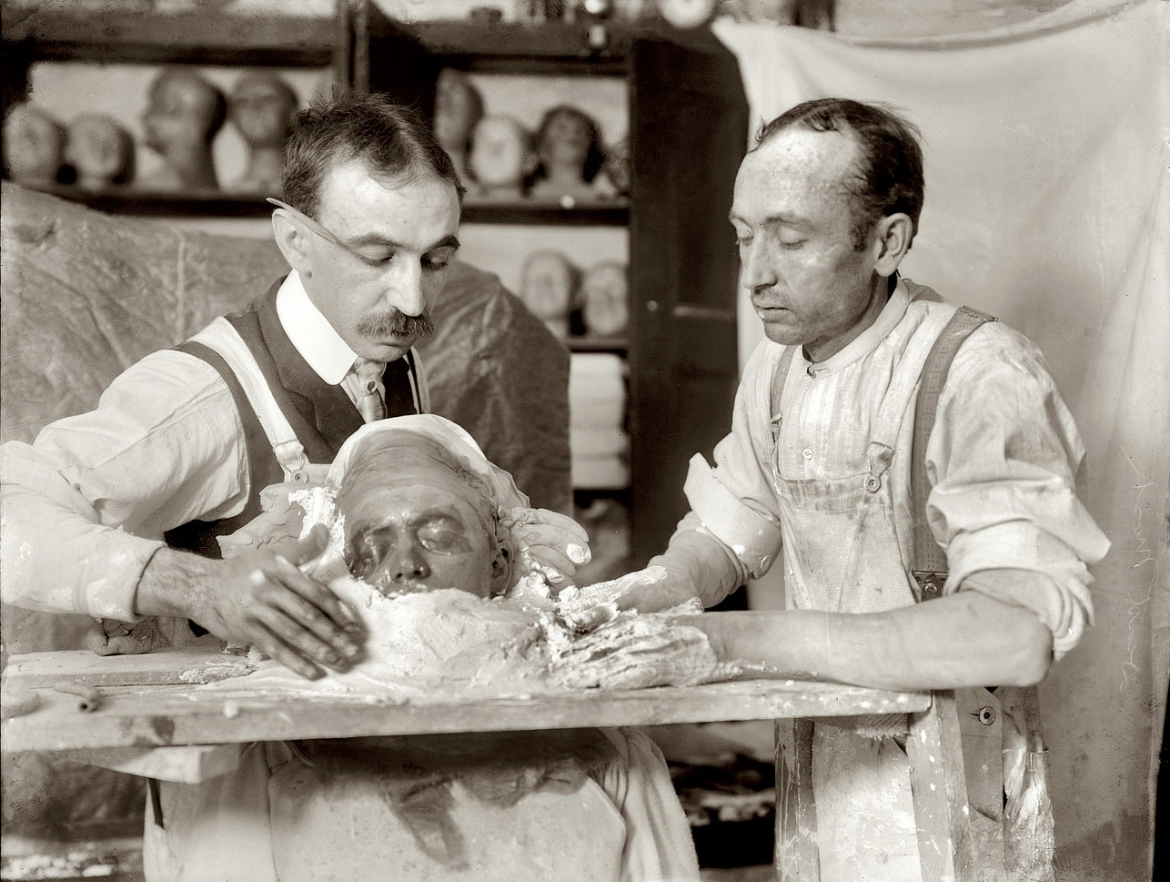 Making Death Visible: Two Men Craft a Death Mask in 1908 NYC