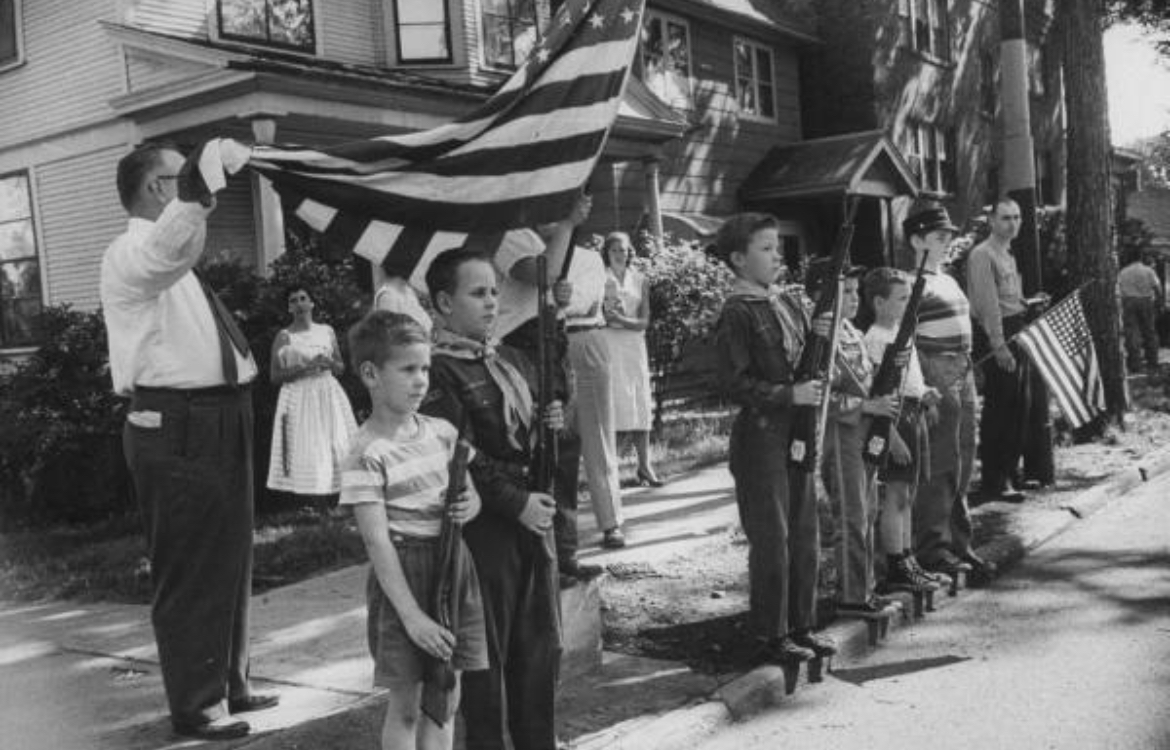 Solemn Salute: Boys Honor the Last Civil War Veteran, 1956
