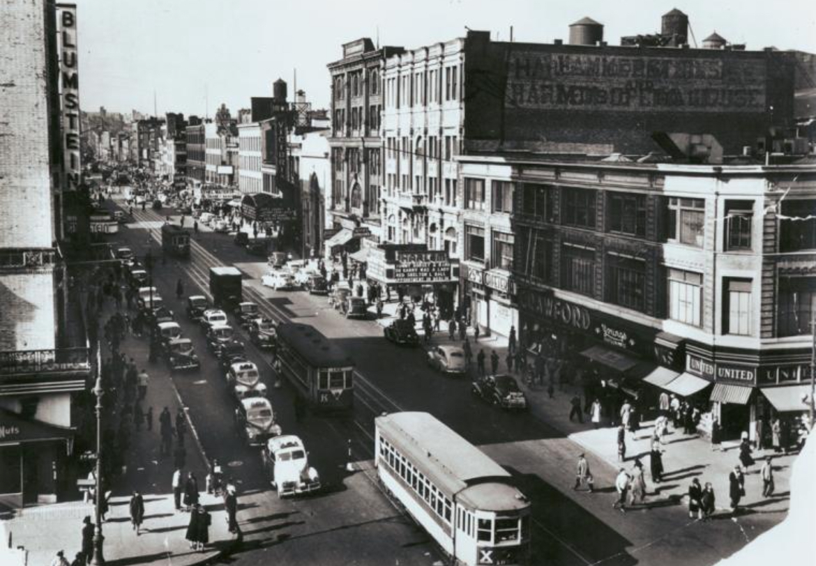 Harlem, 1943: West 125th Street from Above
