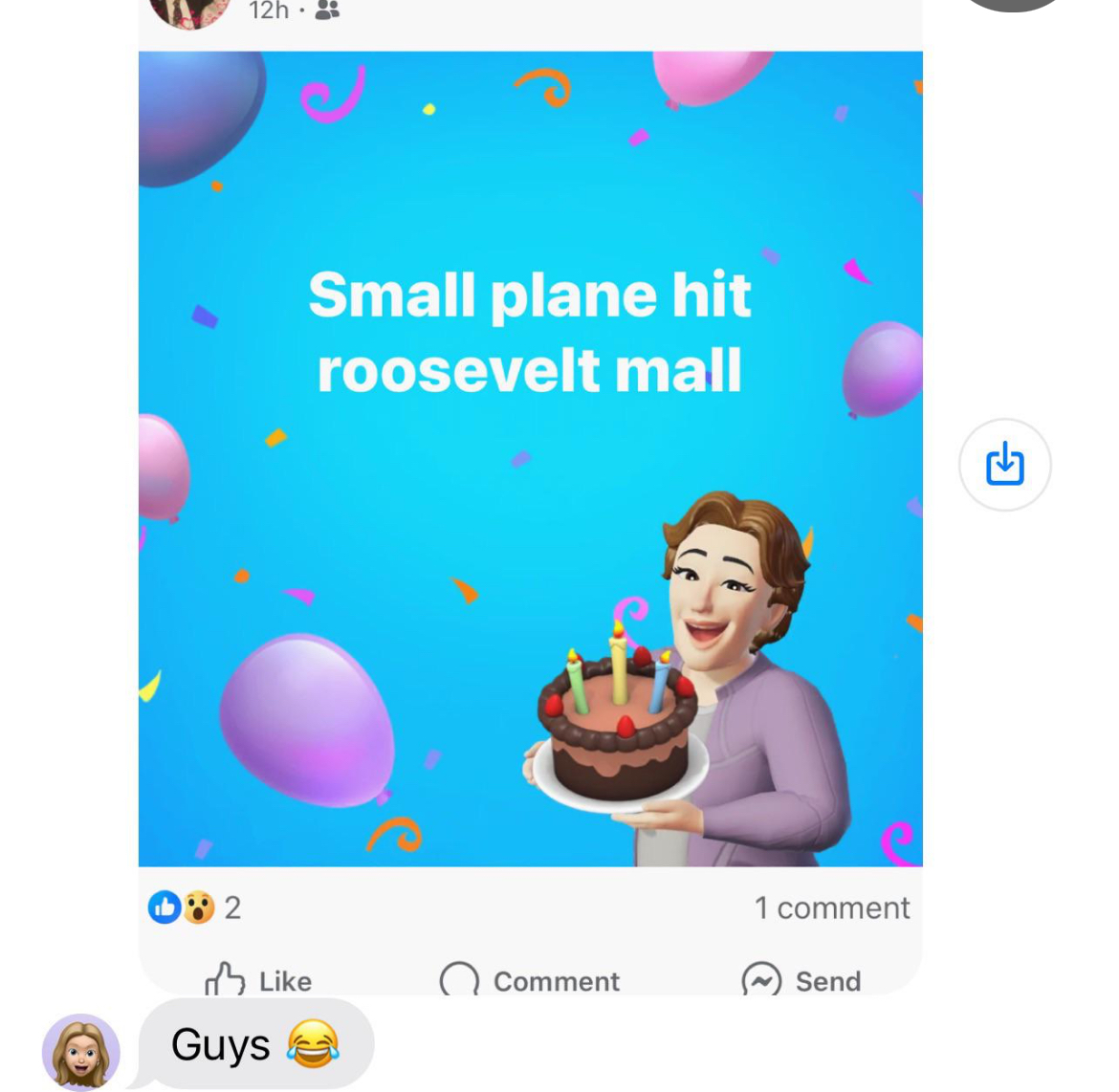 Small Plane Hit Roosevelt (Still a Great Day!)