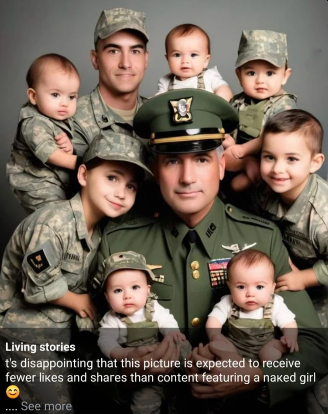 Please Share This Obviously Fake Soldier