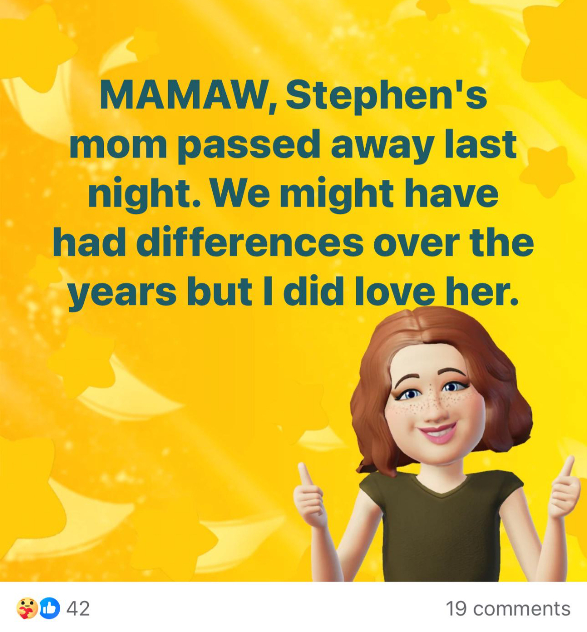 Stephen’s Mom Is Dead! I'm So Glad... I Mean, Sad