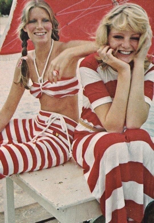 Red, White, and Beach Babes