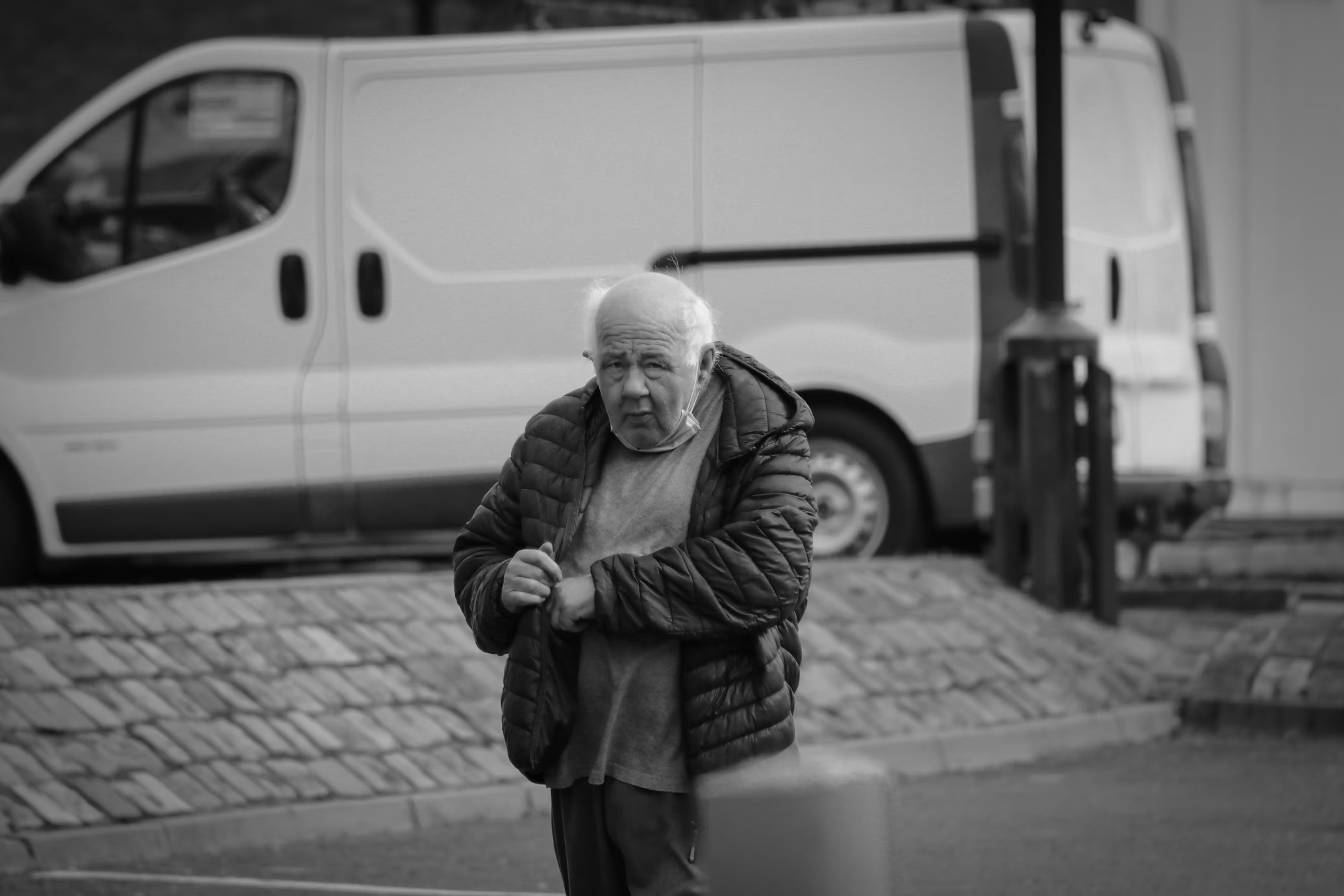 While walking, I was lost in thought with a neutral expression. A man told me, “Smile, it could be worse.” I stopped, stared, and said, “My mom died in an accident. We’re taking my dad off life support tomorrow.” He froze, stammered, and quickly walked aw