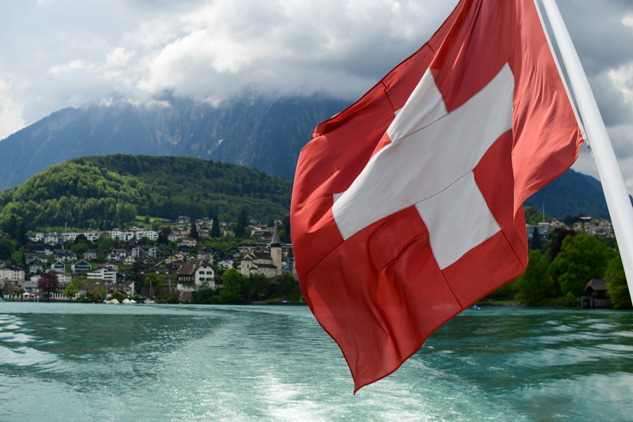 What’s the best thing about Switzerland? I don’t know, but the flag is a big plus.