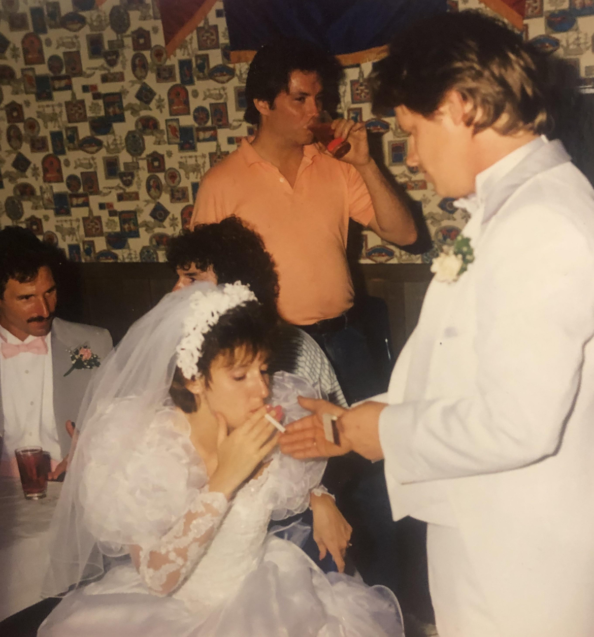 True Love Is Lighting Her Cigarette