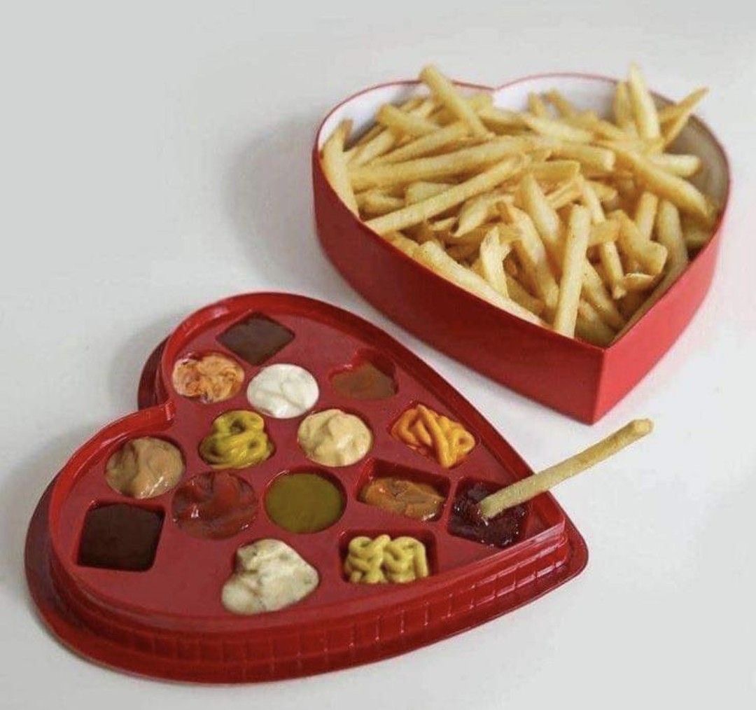 Valentine's Day Fry Tray
