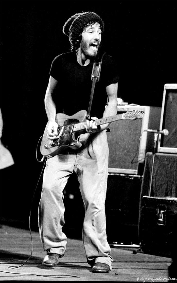 Bruce Springsteen in 1975, Hammersmith Odeon.