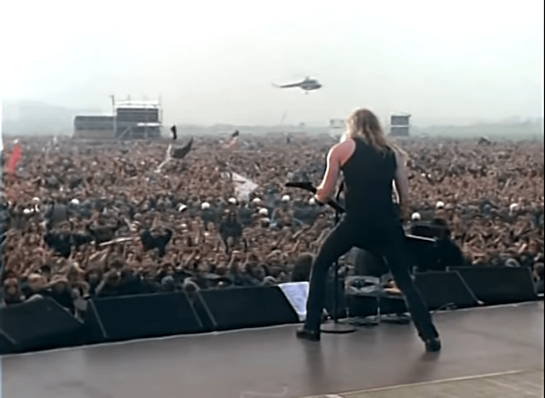 Metallica in 1991, Tushino Airfield, Moscow