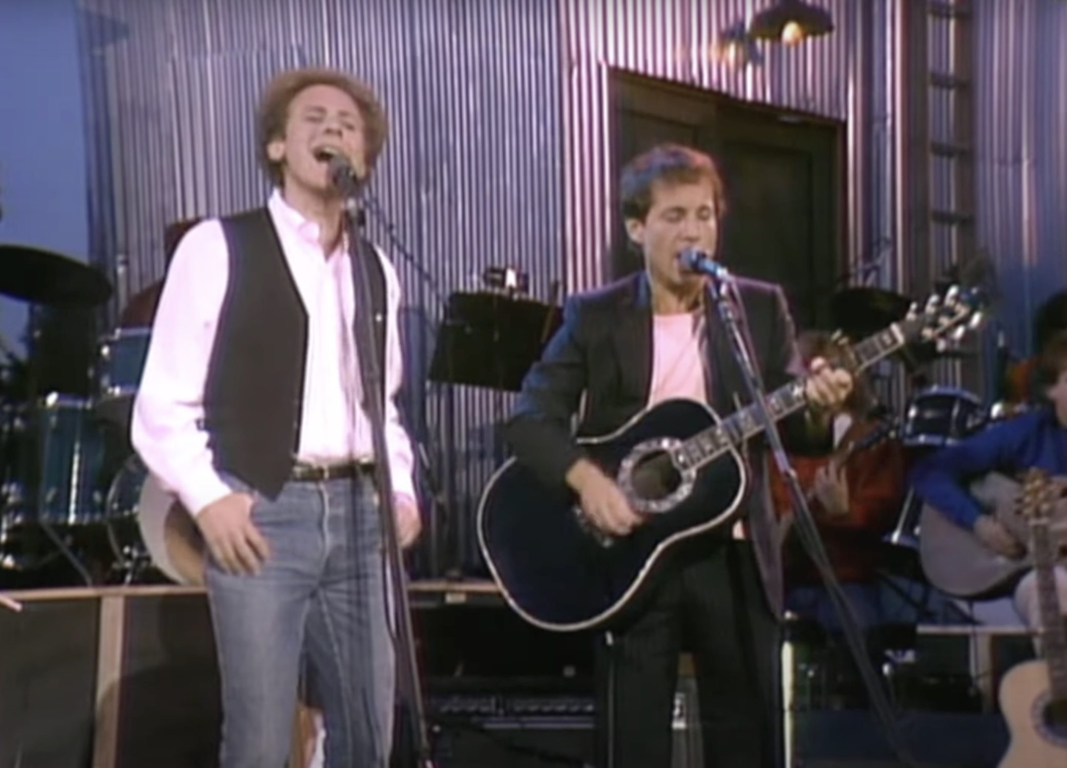 Simon & Garfunkel in 1981, Central Park, New York