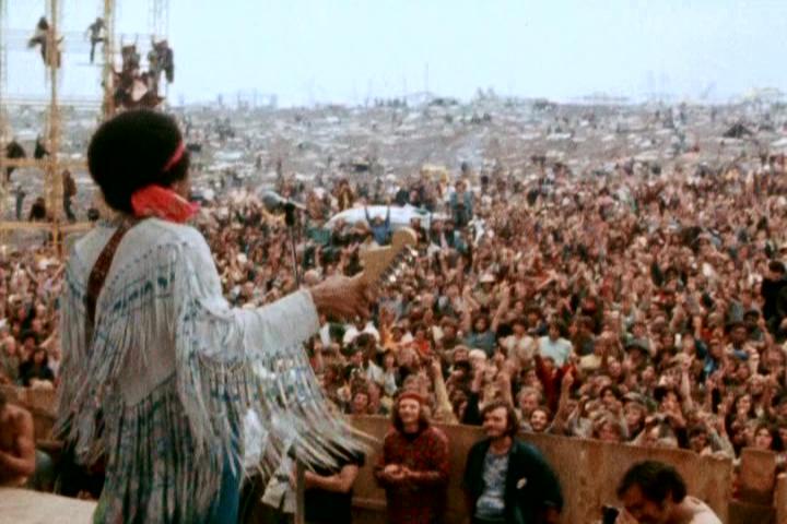 Jimi Hendrix in 1969, Woodstock