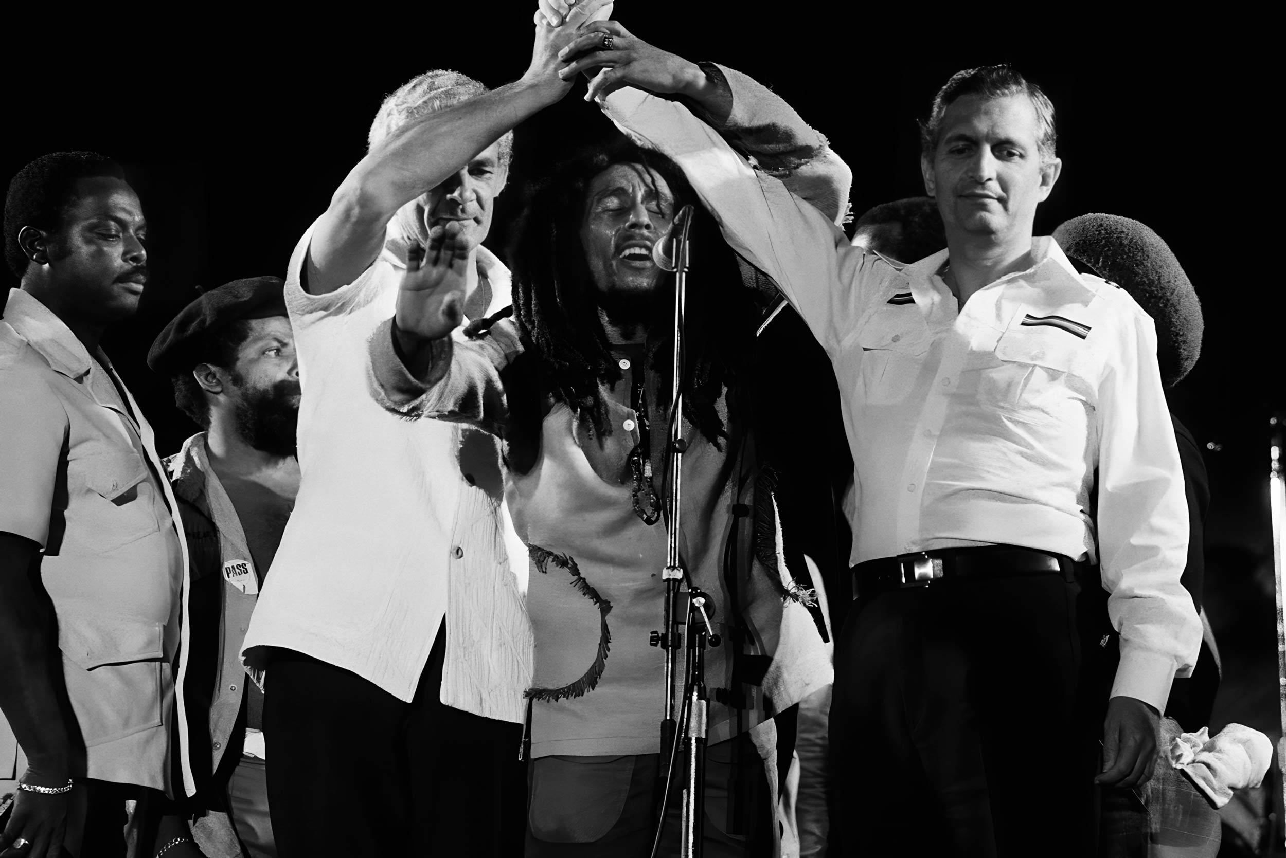 Bob Marley in 1978, One Love Peace Concert, Kingston