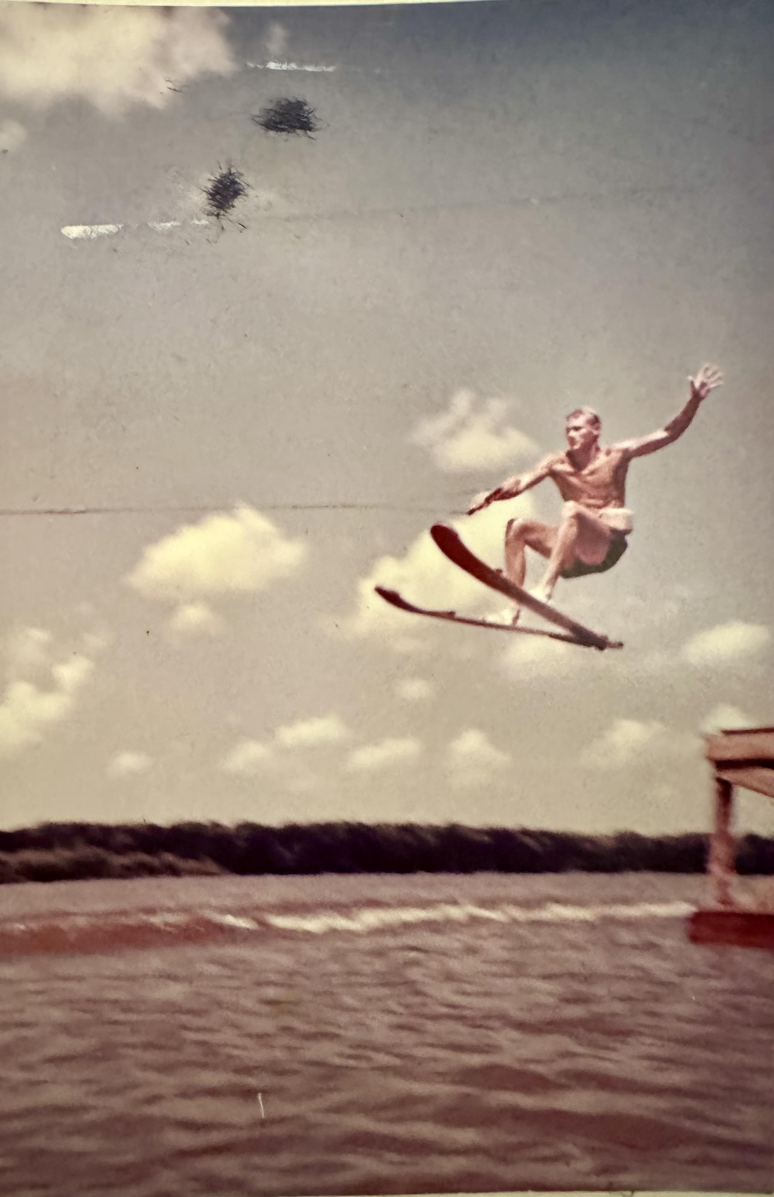 Ski jump on a lake? Don't count me in.