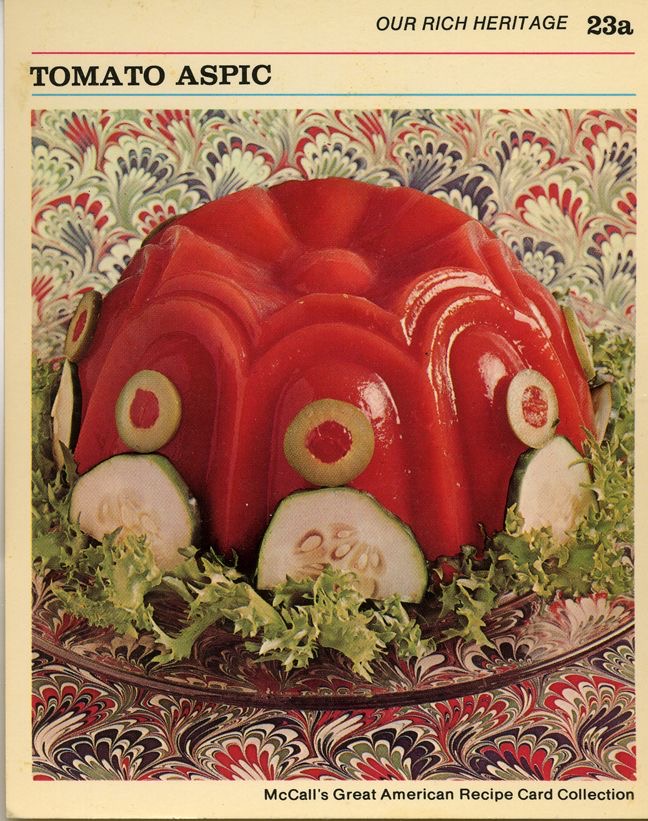 Molded Tomato Aspic