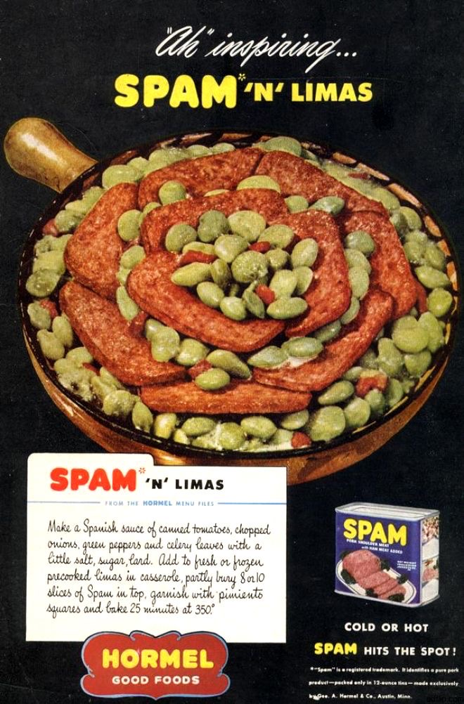 SPAM’n’Lima Bean Casserole