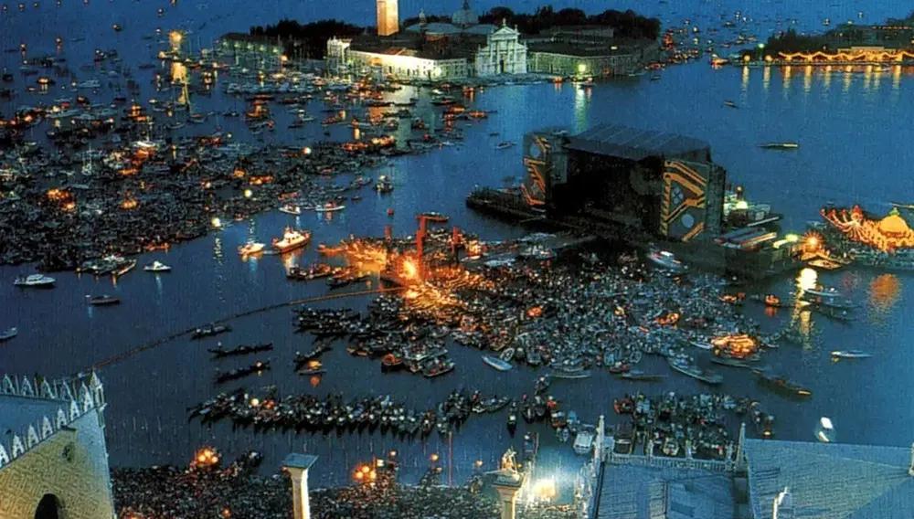 Pink Floyd, Venice, Italy in 1989