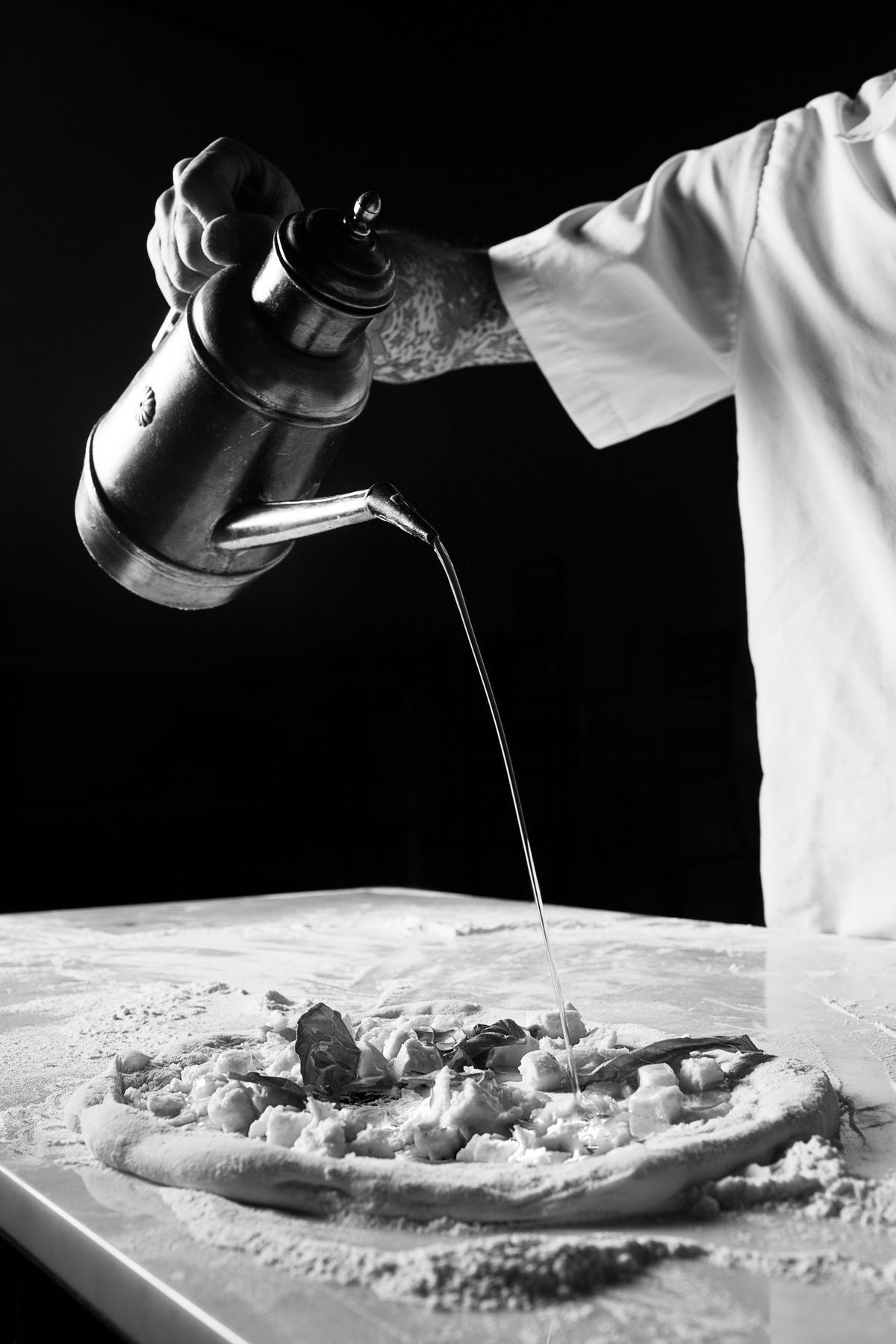 Pizza at the Laundromat