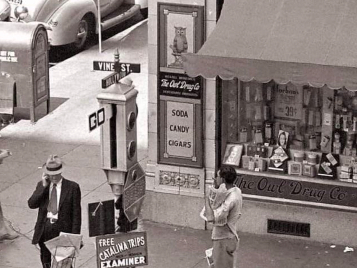 1940 Street Shot and He’s on His Phone