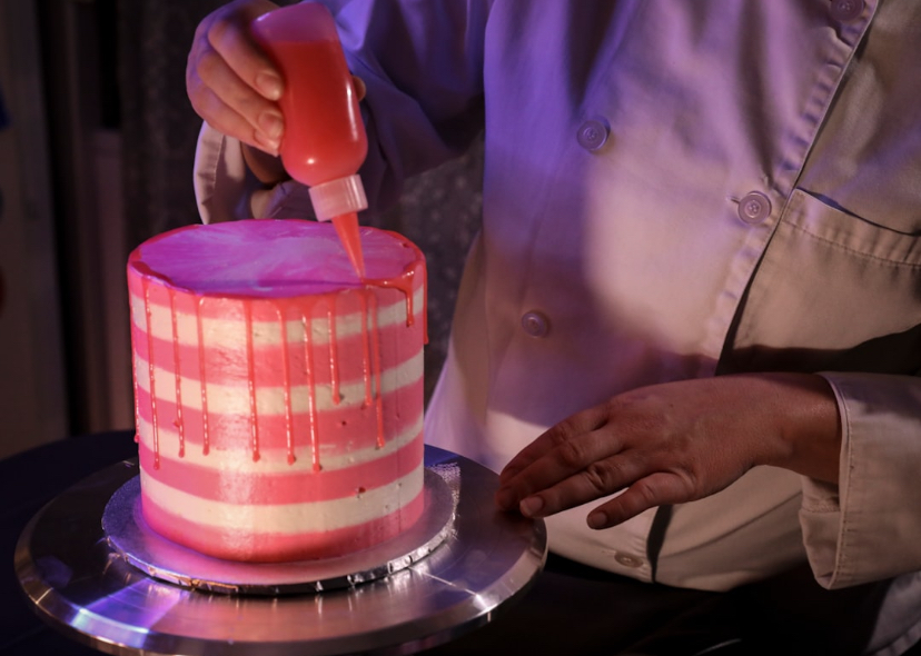 The Kids Threw Six Cakes on the Floor.