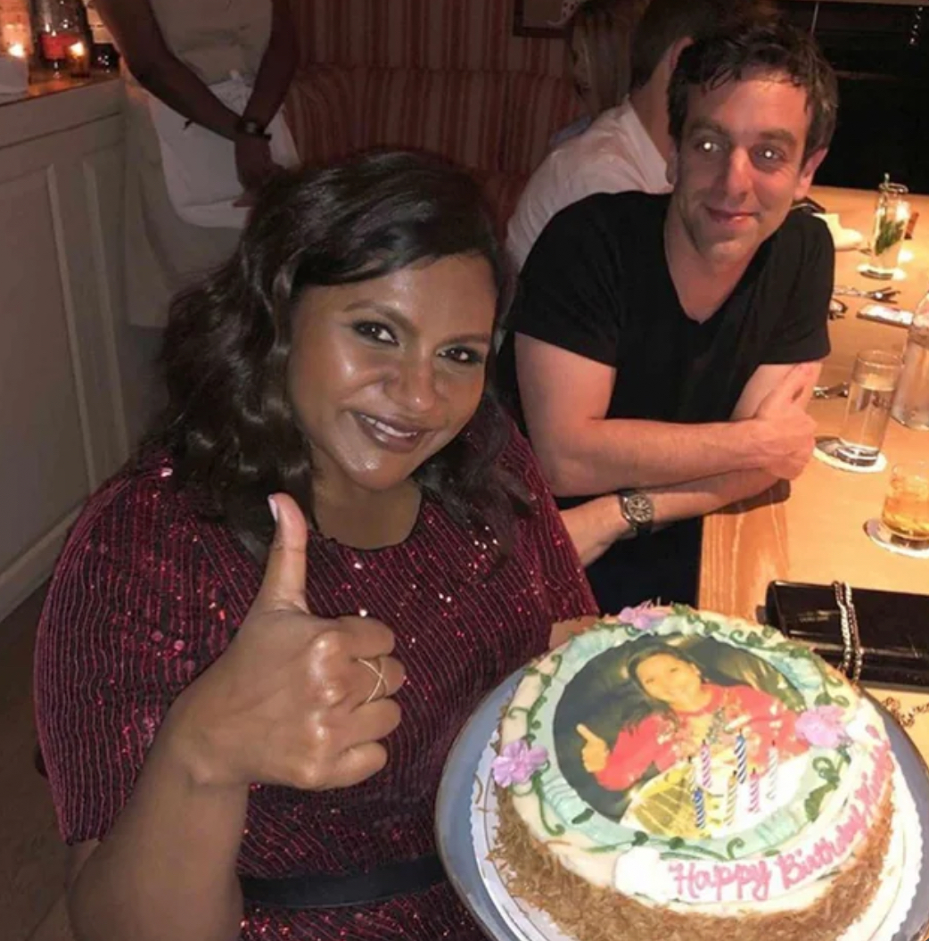 Mindy Kaling Celebrates Herself (Literally) on Her Cake