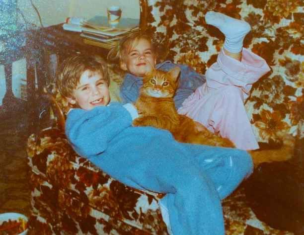 Brother, Sister, Cat: The 70s Living Room Trinity