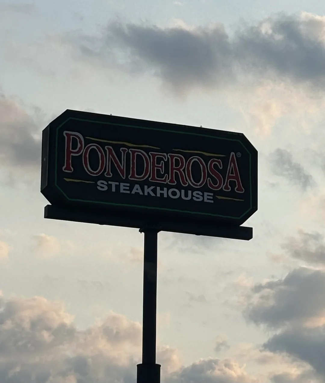 The roadside sign that promised a meal worth the stop.