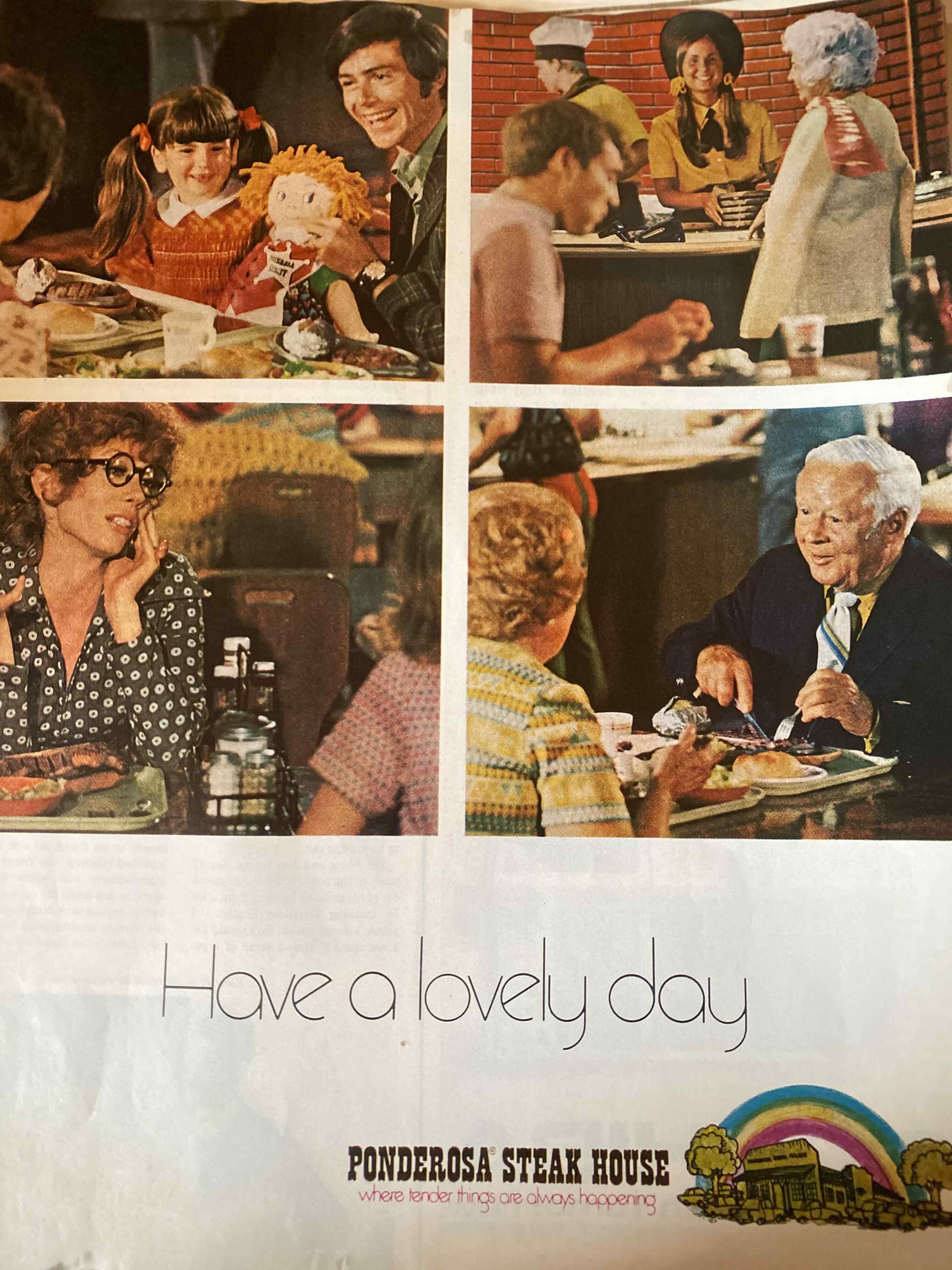 Ponderosa wasn’t just dinner, it was an occasion.