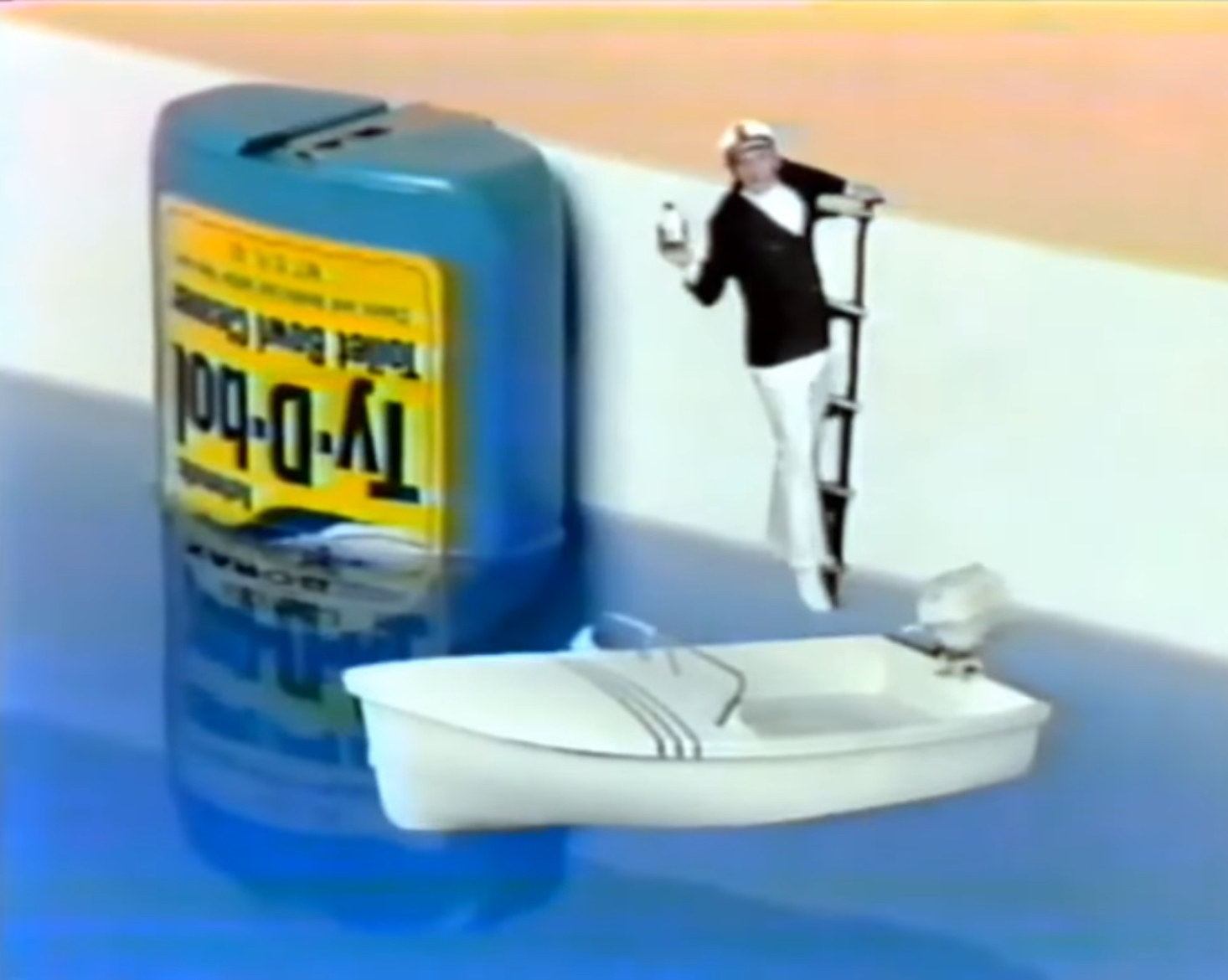 Ty-D-Bol: “The Only Toilet Bowl Cleaner That Floats”