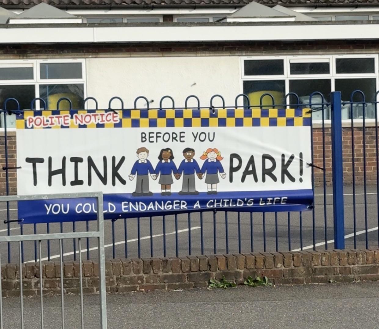All I see is ‘THINK CHILDREN PARK’ which sounds like a horror movie.