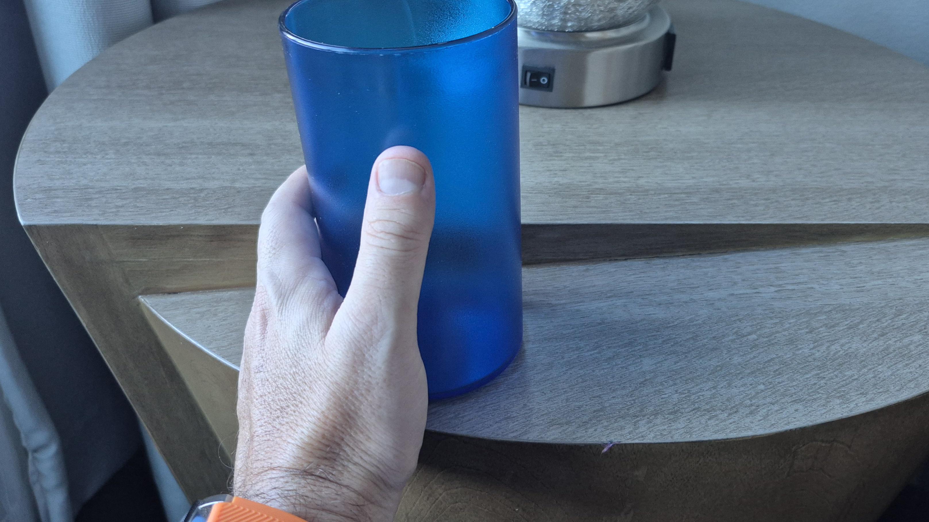 So everything just slides right off.