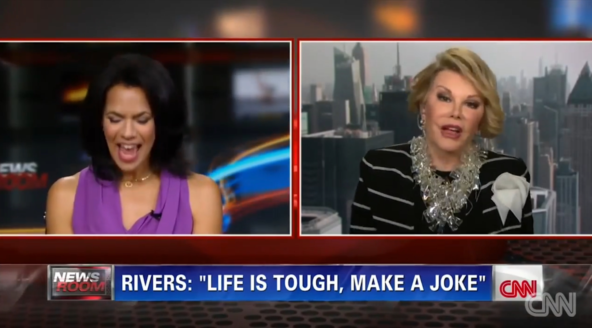 Joan Rivers Flips the Script (and the Table, Almost)